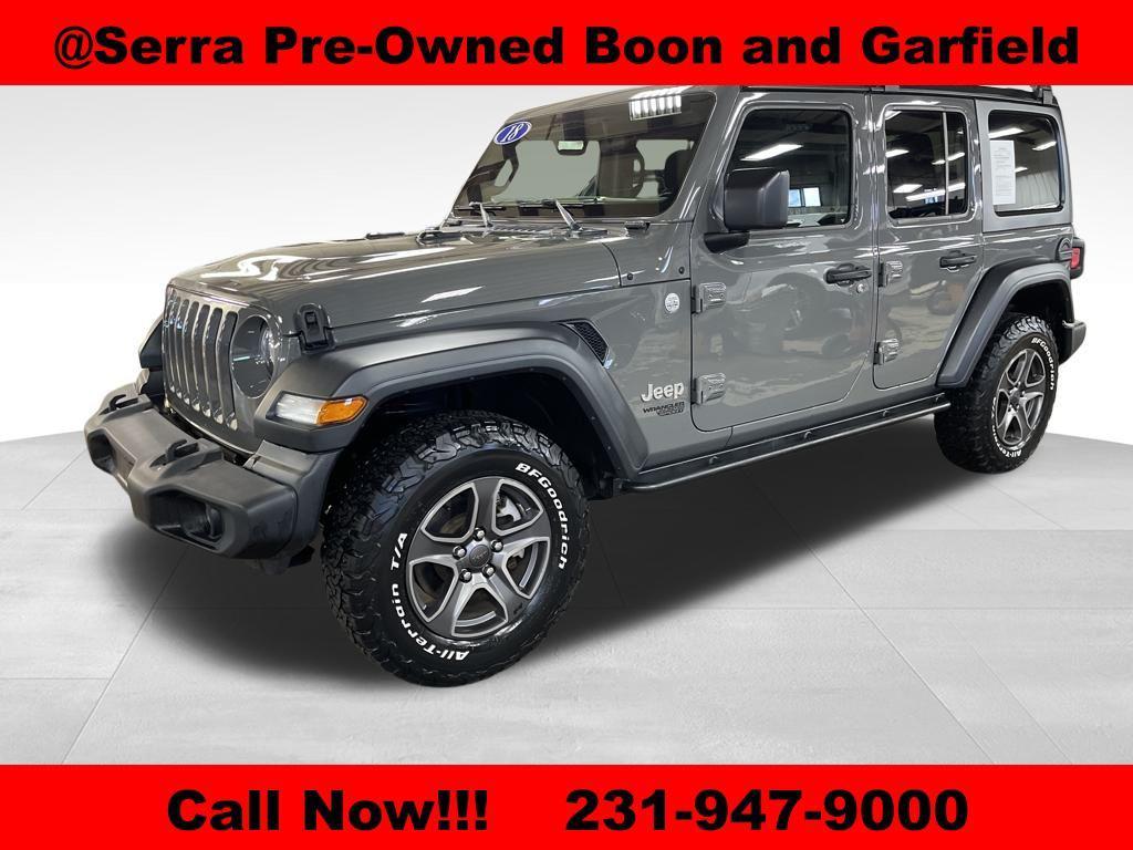 used 2018 Jeep Wrangler Unlimited car, priced at $22,911