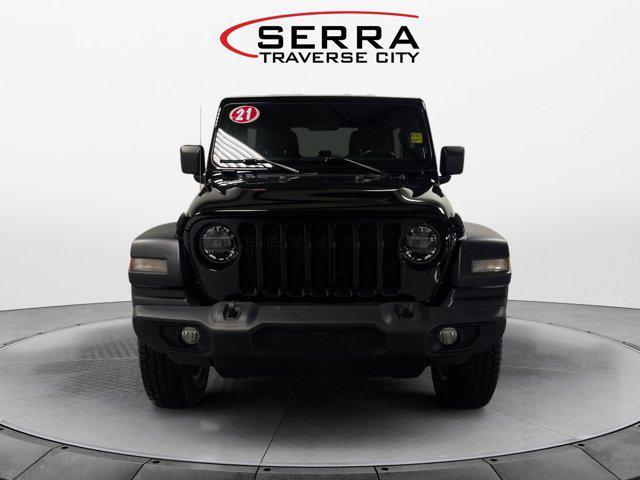 used 2021 Jeep Wrangler Unlimited car, priced at $31,427