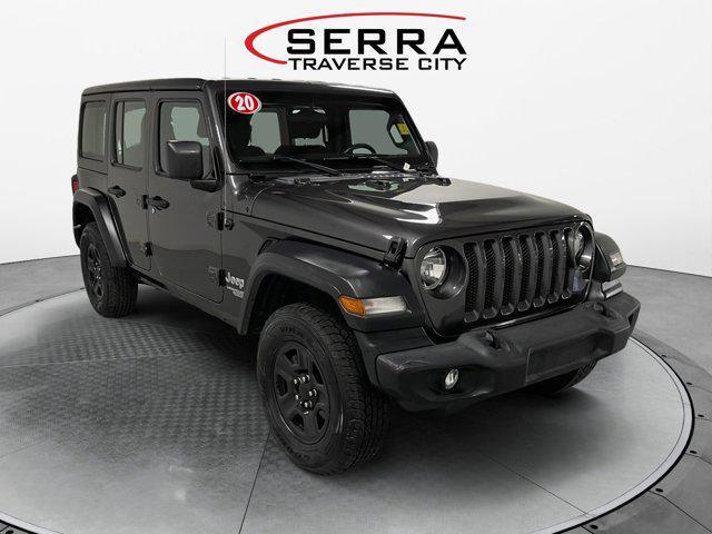 used 2020 Jeep Wrangler Unlimited car, priced at $27,373