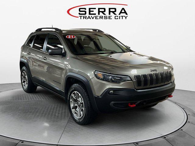 used 2021 Jeep Cherokee car, priced at $20,355