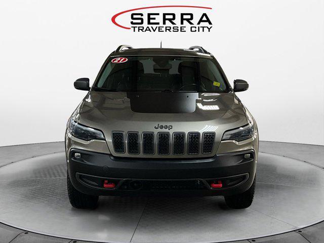 used 2021 Jeep Cherokee car, priced at $20,355