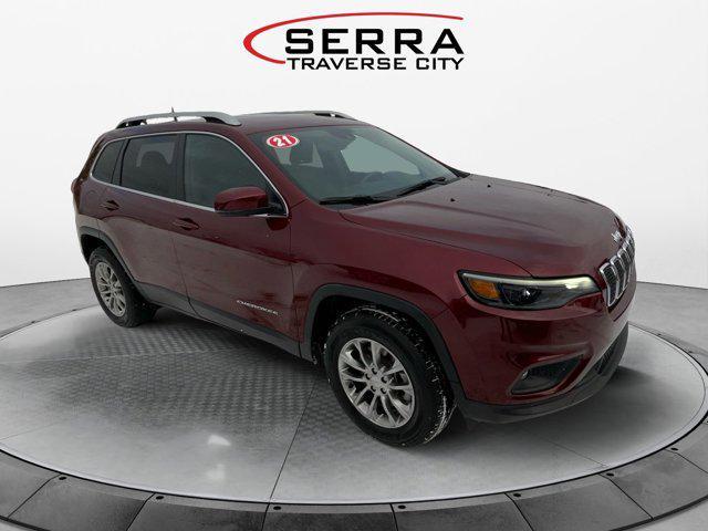 used 2021 Jeep Cherokee car, priced at $24,213