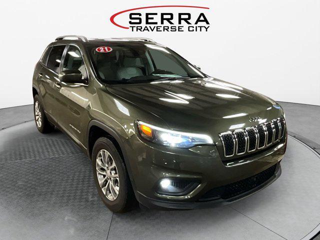 used 2021 Jeep Cherokee car, priced at $24,127