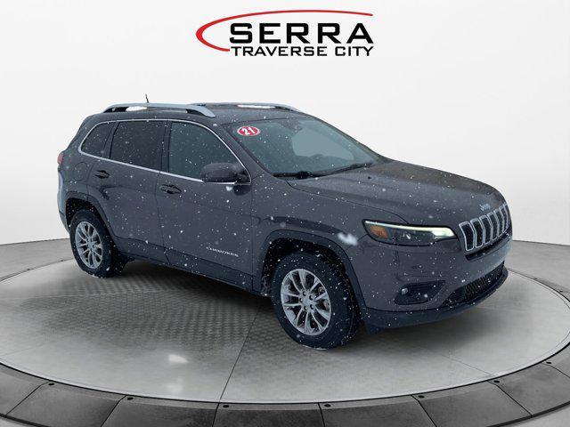 used 2021 Jeep Cherokee car, priced at $24,701