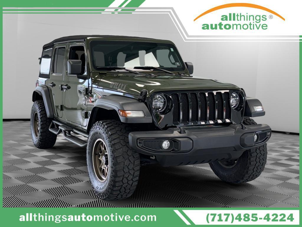 used 2021 Jeep Wrangler car, priced at $34,995