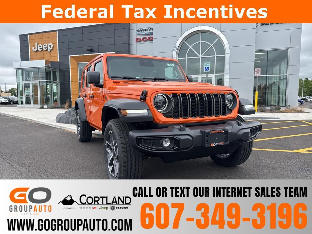 new 2025 Jeep Wrangler 4xe car, priced at $60,627