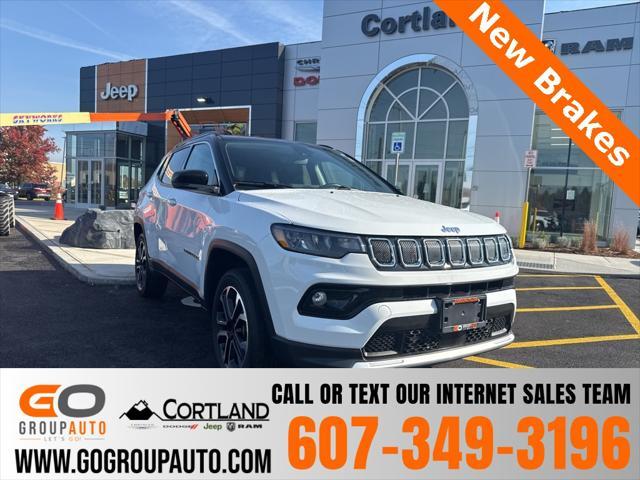 used 2022 Jeep Compass car, priced at $22,300