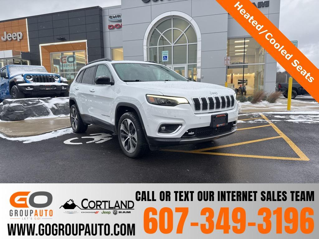 used 2022 Jeep Cherokee car, priced at $28,100