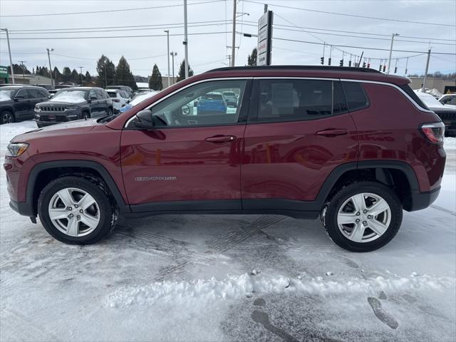 used 2022 Jeep Compass car, priced at $22,800