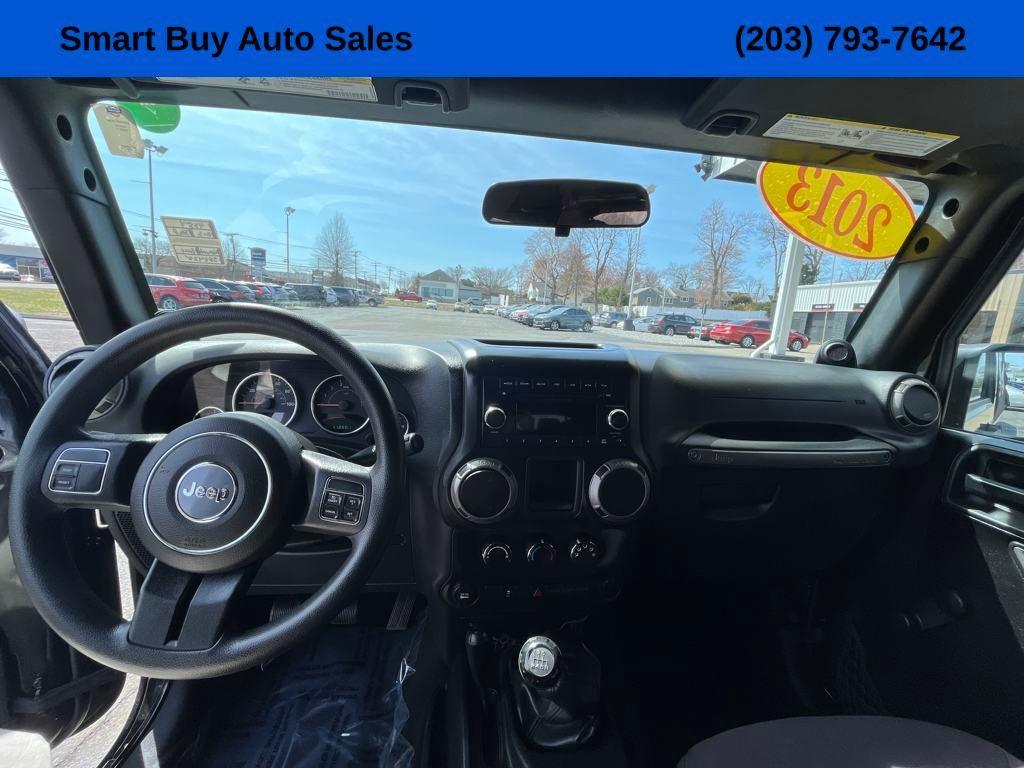 used 2013 Jeep Wrangler car, priced at $10,995