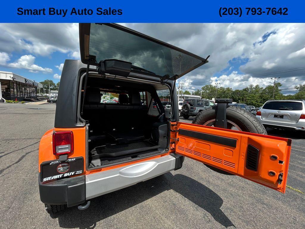 used 2013 Jeep Wrangler Unlimited car, priced at $17,177