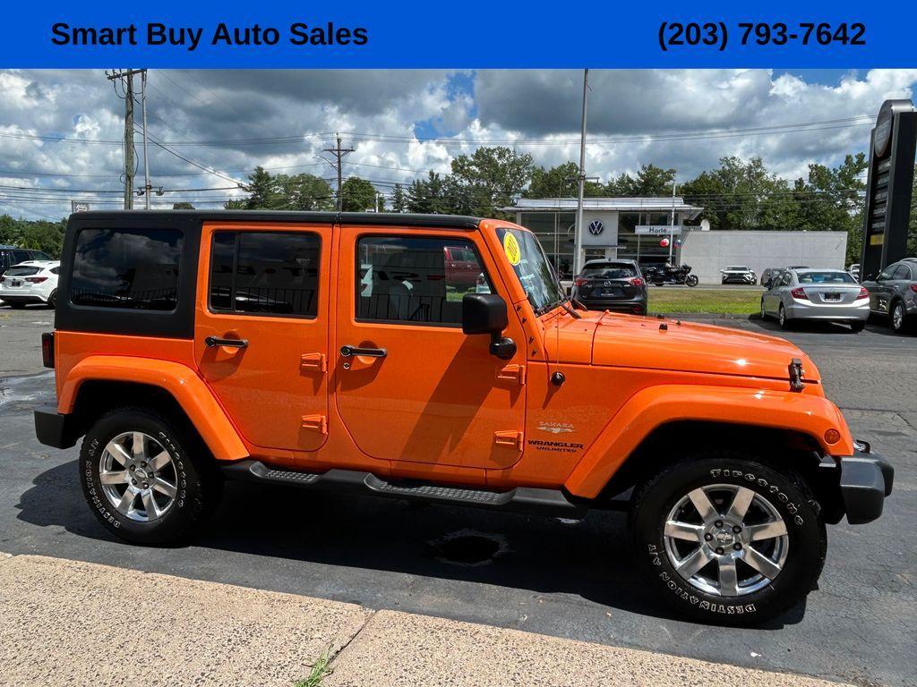 used 2013 Jeep Wrangler Unlimited car, priced at $17,177