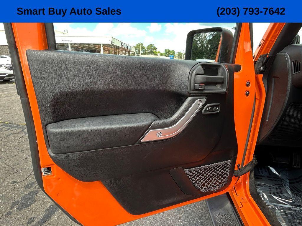 used 2013 Jeep Wrangler Unlimited car, priced at $17,177