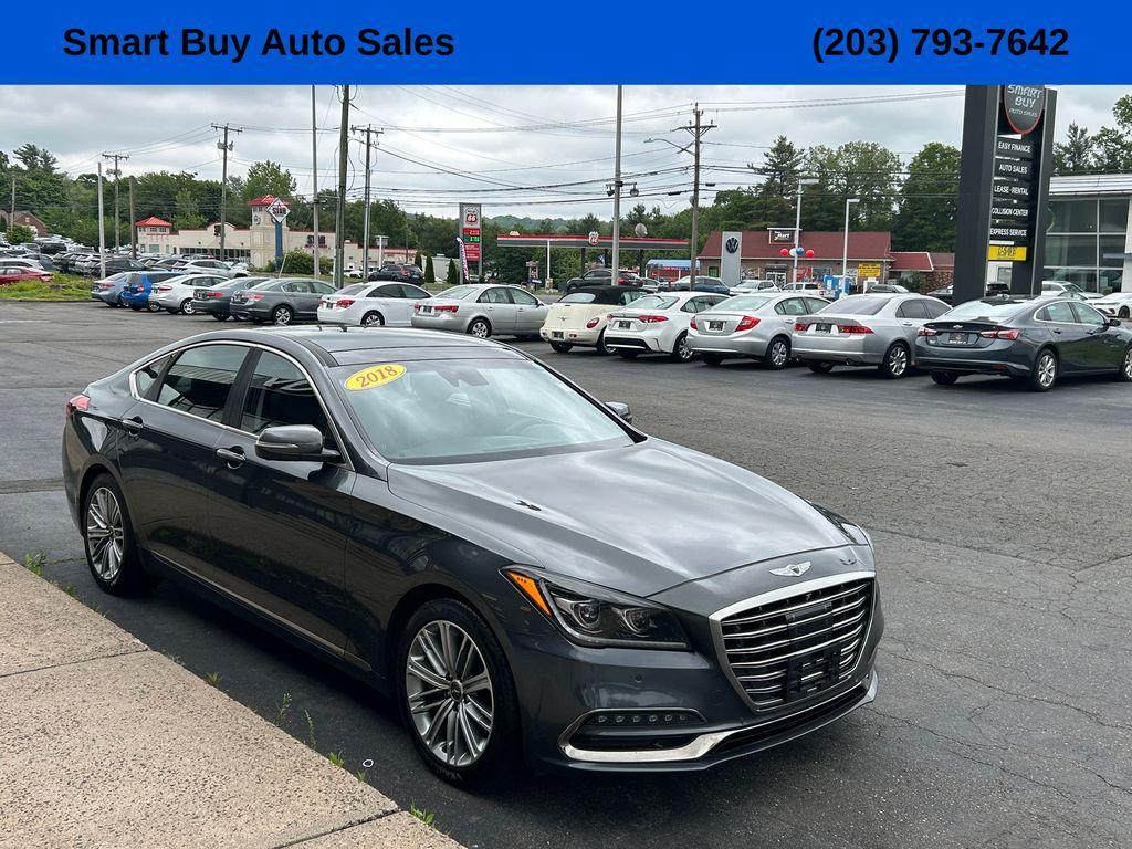 used 2018 Genesis G80 car, priced at $18,642