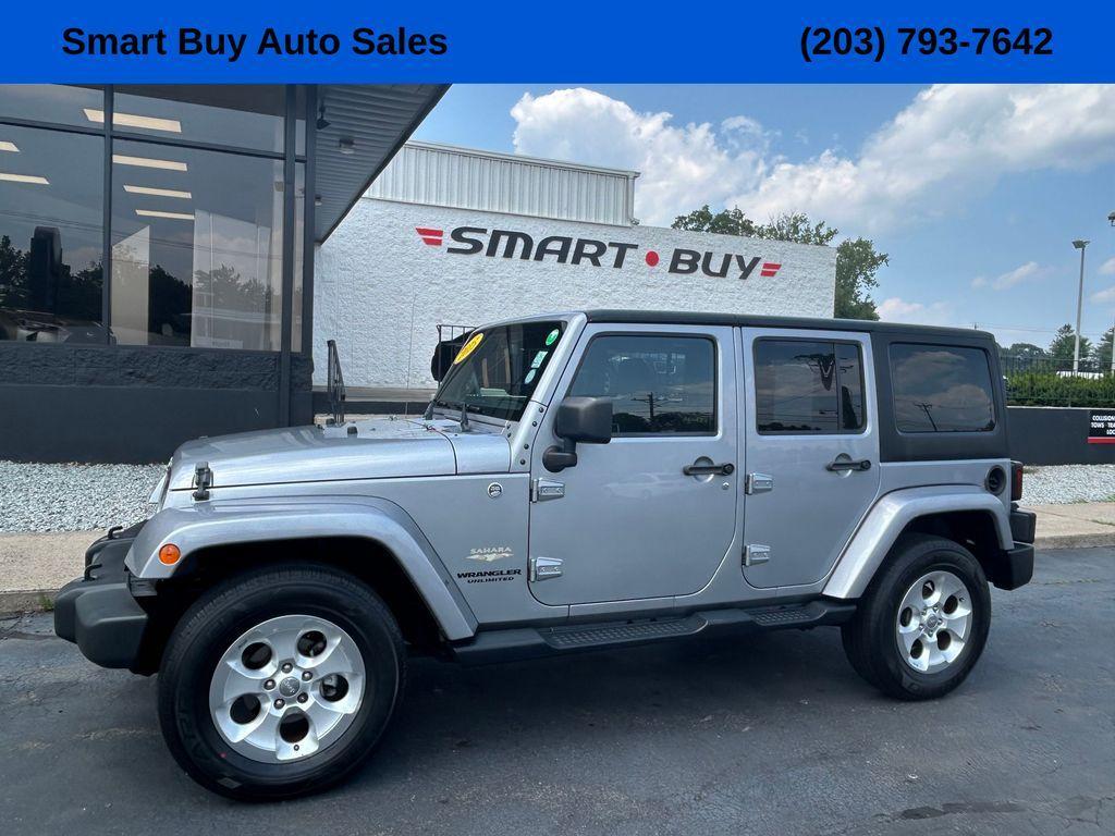 used 2015 Jeep Wrangler Unlimited car, priced at $17,626