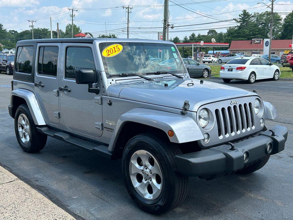 used 2015 Jeep Wrangler Unlimited car, priced at $17,600