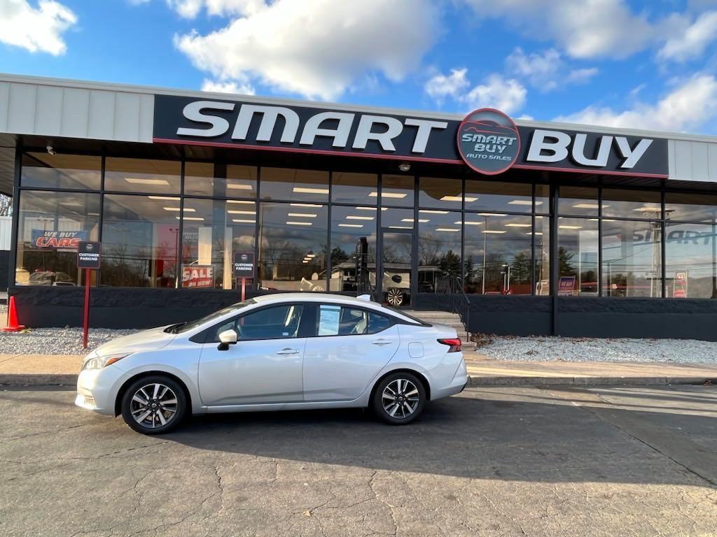 used 2021 Nissan Versa car, priced at $16,400