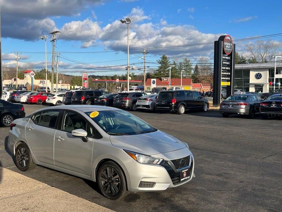 used 2021 Nissan Versa car, priced at $16,400