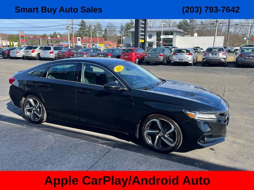 used 2021 Honda Accord car, priced at $21,716