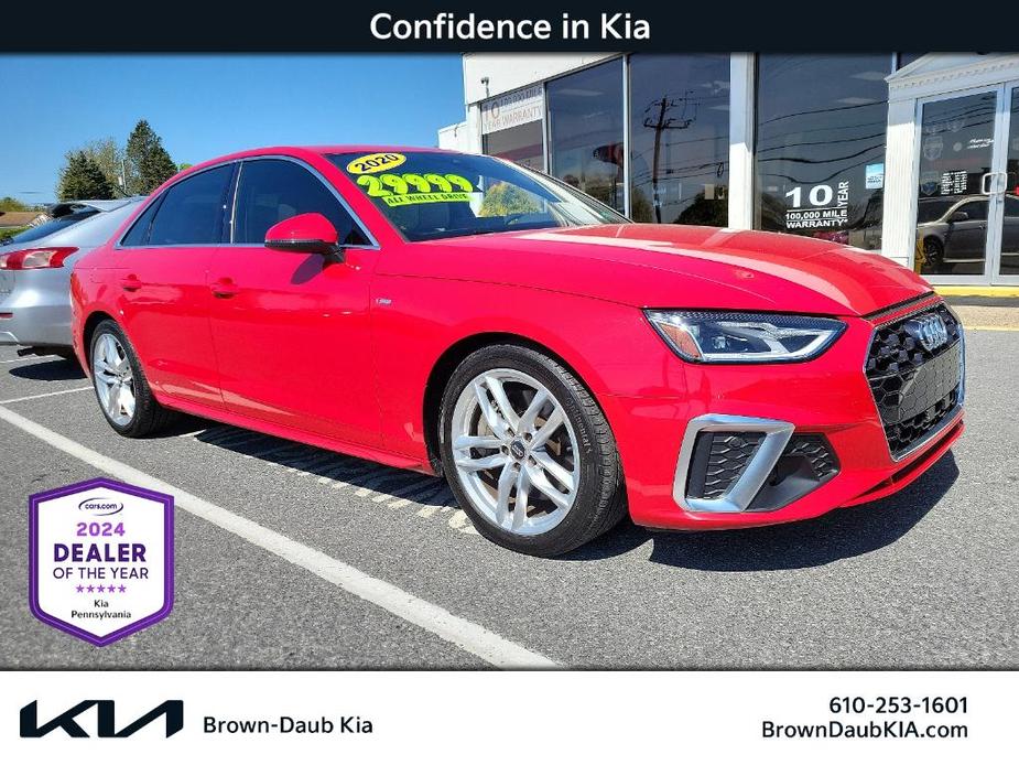 used 2020 Audi A4 car, priced at $29,999
