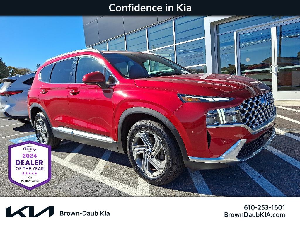 used 2021 Hyundai Santa Fe car, priced at $23,252