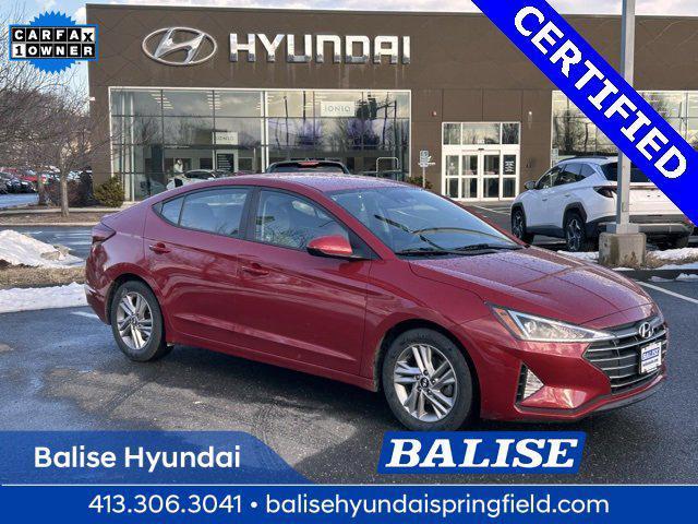 used 2020 Hyundai Elantra car, priced at $13,995