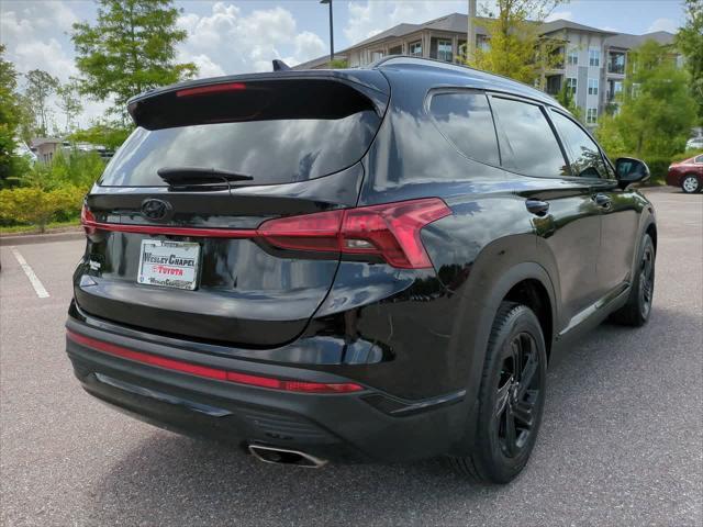 used 2021 Hyundai Santa Fe car, priced at $20,246