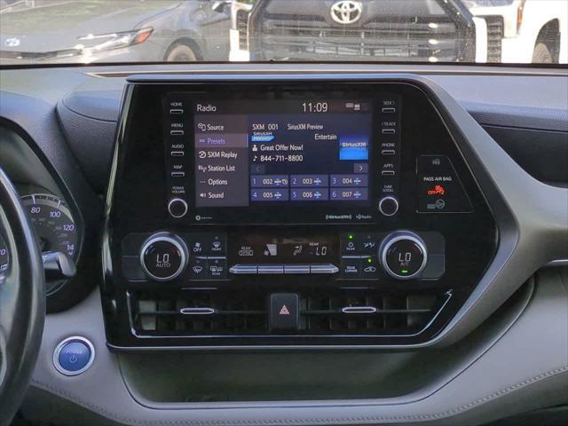 used 2021 Toyota Highlander Hybrid car, priced at $28,244