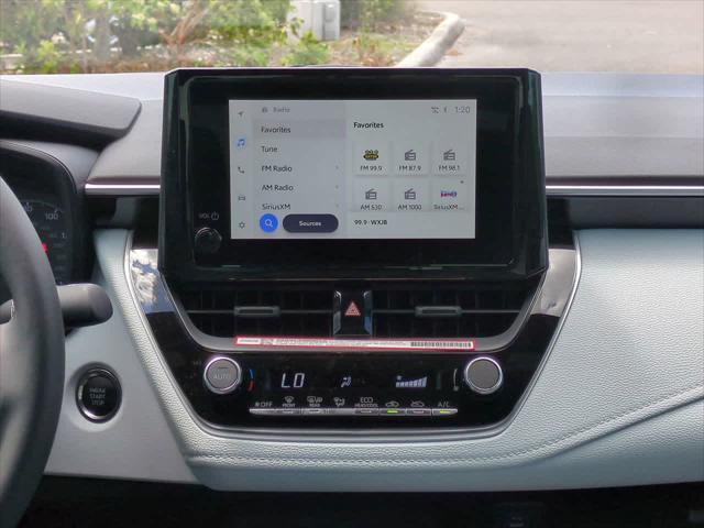 new 2025 Toyota Corolla car, priced at $25,721