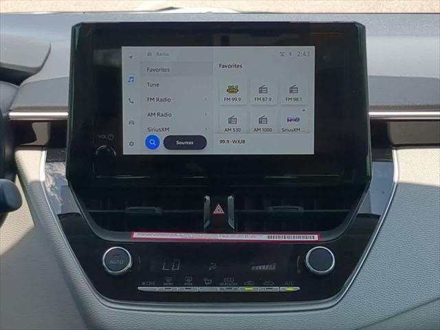 new 2025 Toyota Corolla car, priced at $22,959