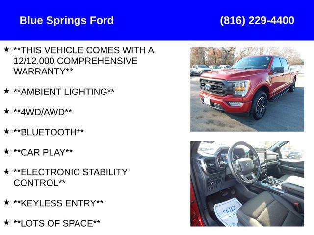 used 2022 Ford F-150 car, priced at $36,894