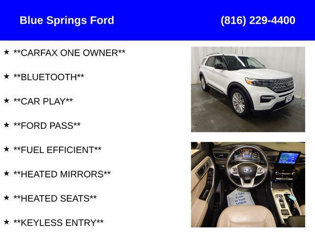 used 2022 Ford Explorer car, priced at $37,499