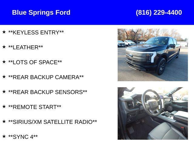 used 2022 Ford F-150 Lightning car, priced at $44,399