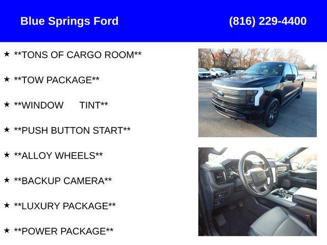 used 2022 Ford F-150 Lightning car, priced at $44,399