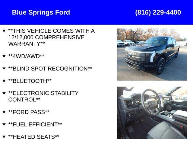 used 2022 Ford F-150 Lightning car, priced at $44,399