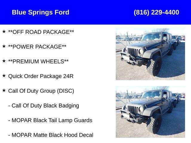 used 2011 Jeep Wrangler Unlimited car, priced at $16,497