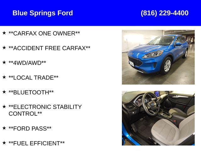 used 2021 Ford Escape car, priced at $20,818