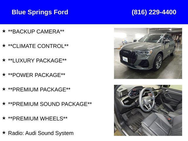 used 2022 Audi Q3 car, priced at $29,974