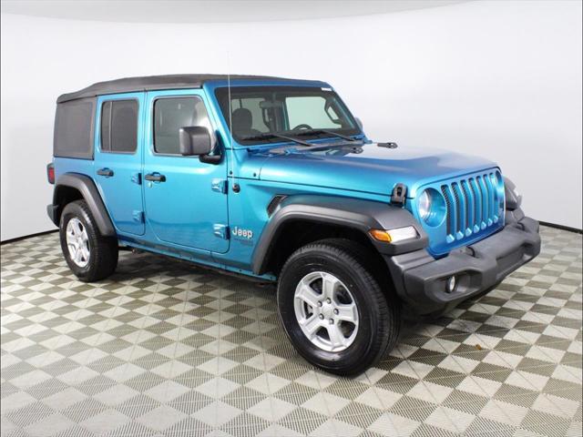 used 2019 Jeep Wrangler Unlimited car, priced at $20,211