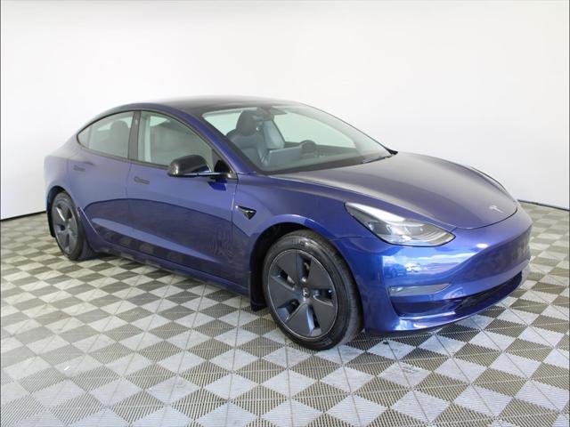 used 2022 Tesla Model 3 car, priced at $19,000