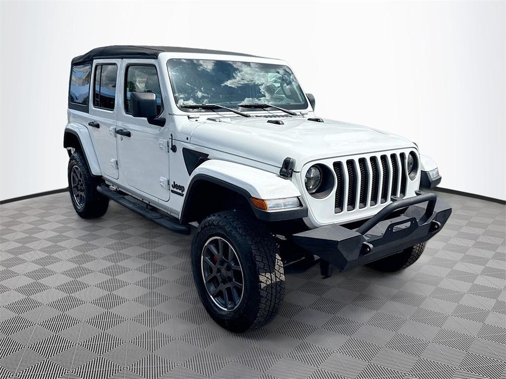 used 2021 Jeep Wrangler Unlimited car, priced at $25,131