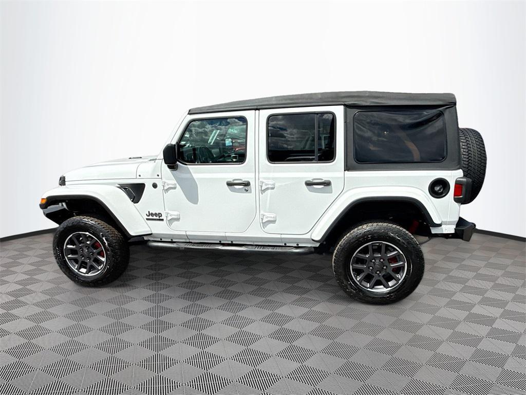used 2021 Jeep Wrangler Unlimited car, priced at $25,131