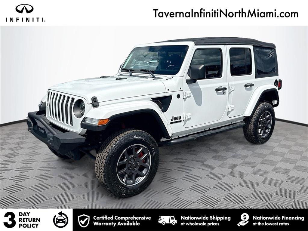 used 2021 Jeep Wrangler Unlimited car, priced at $25,131