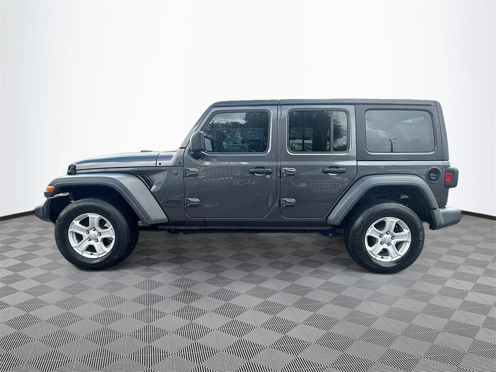 used 2022 Jeep Wrangler Unlimited car, priced at $24,571
