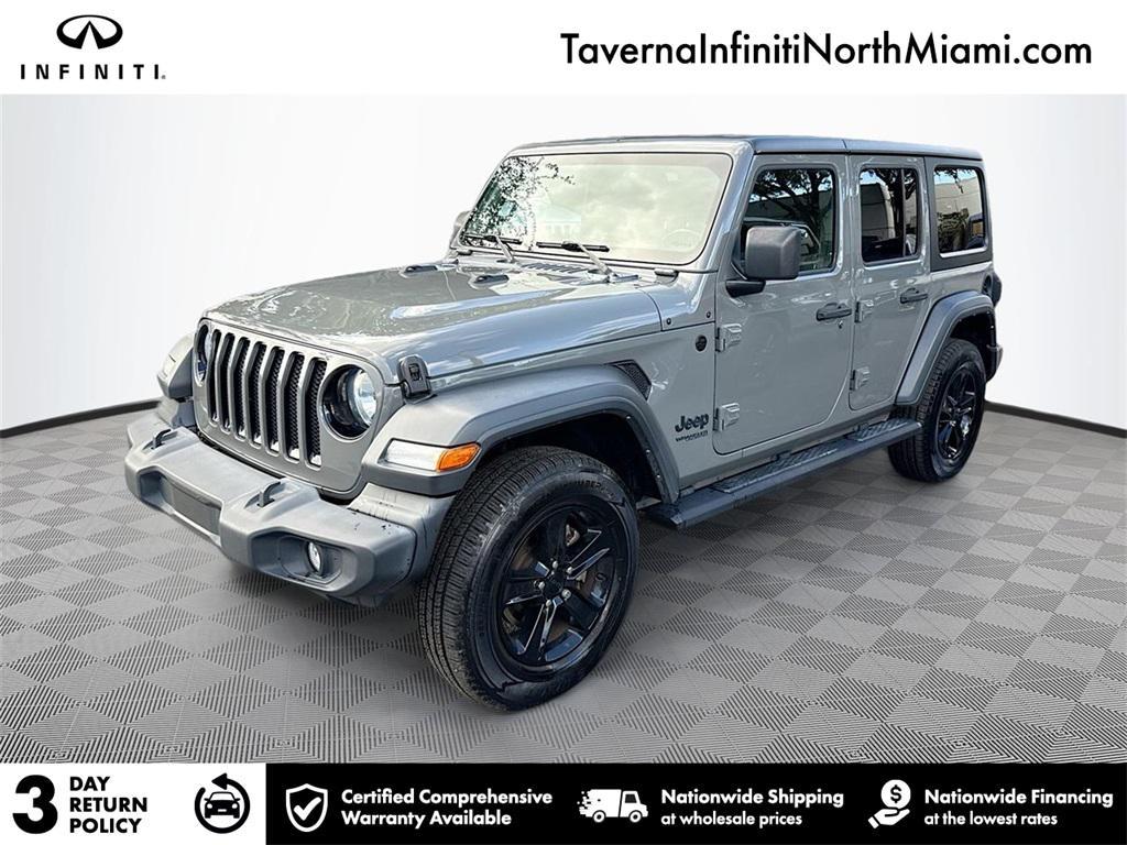 used 2021 Jeep Wrangler Unlimited car, priced at $27,140