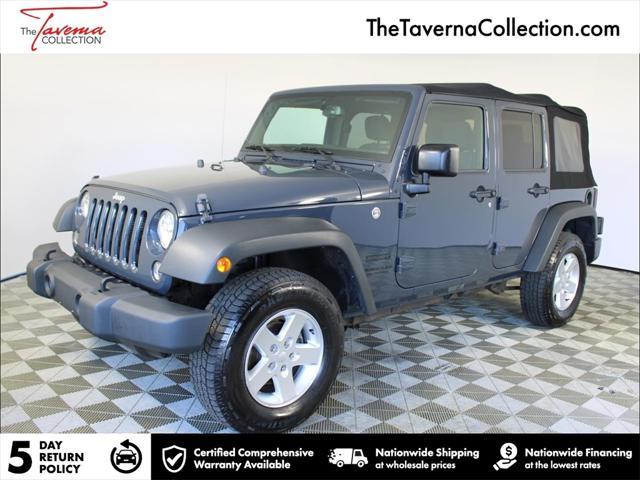 used 2016 Jeep Wrangler Unlimited car, priced at $18,831