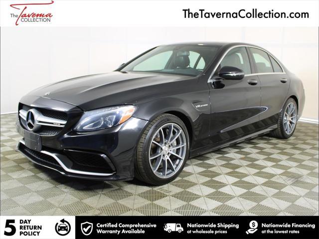 used 2017 Mercedes-Benz AMG C 63 car, priced at $33,856