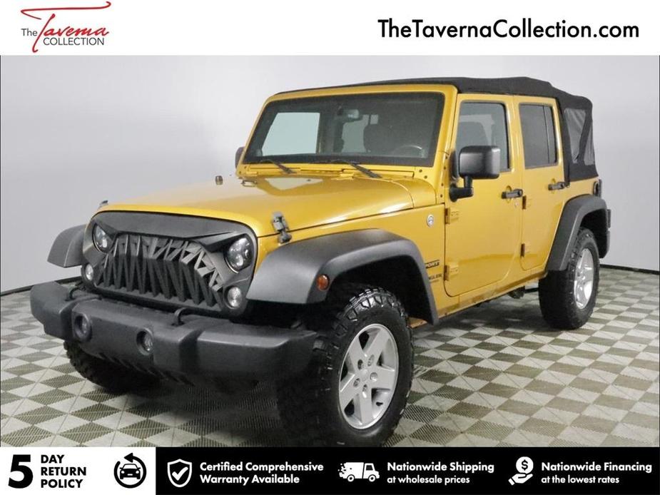used 2014 Jeep Wrangler Unlimited car, priced at $17,449