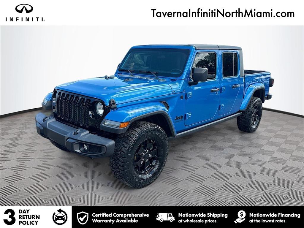 used 2021 Jeep Gladiator car, priced at $27,109