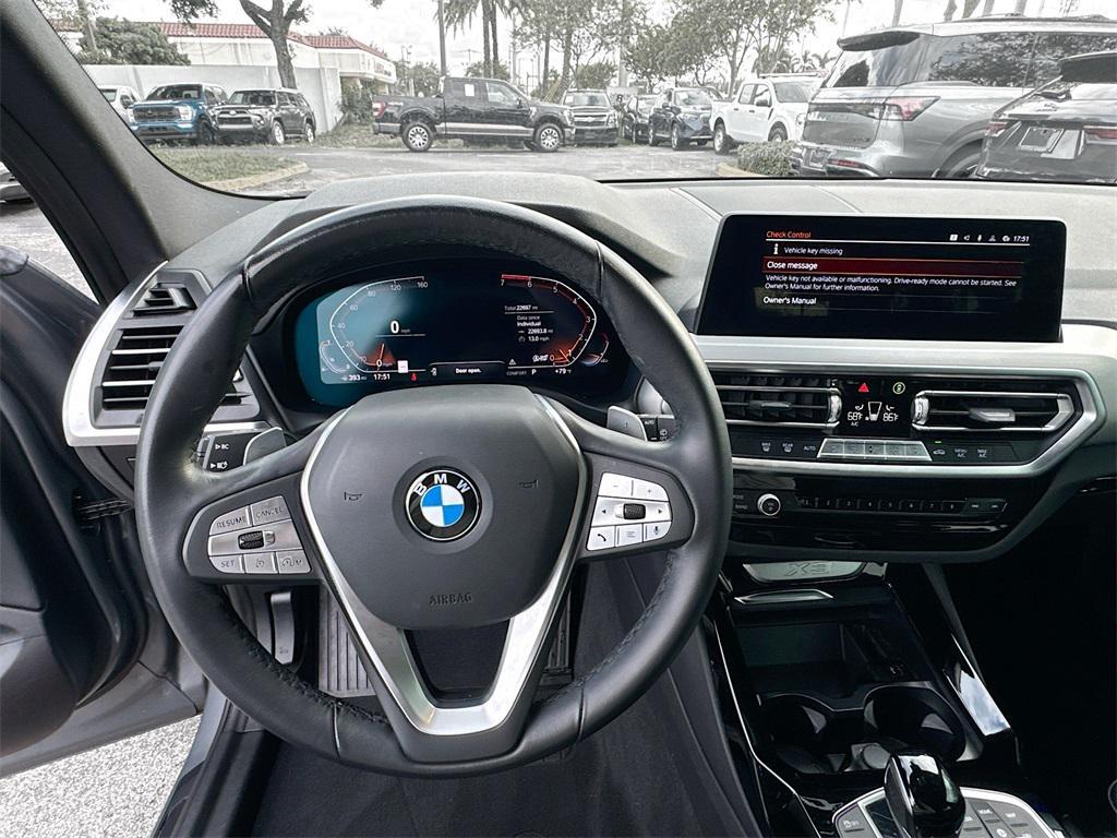 used 2023 BMW X3 car, priced at $32,133